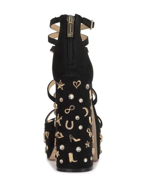 Jessica Simpson Black Aamina 2 Strappy Platform Sandal