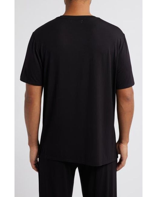 Nordstrom Black Moonlight Eco Stretch Modal Pajama T-Shirt for men