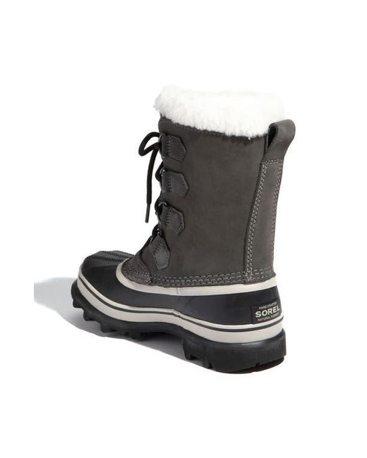 Sorel Black Caribou Wp Waterproof Boot