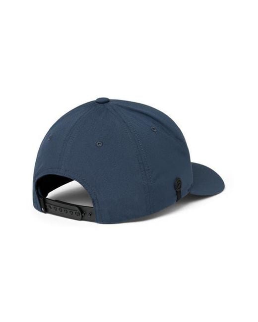 Travis Mathew Blue Wanderlust Snapback Baseball Cap for men