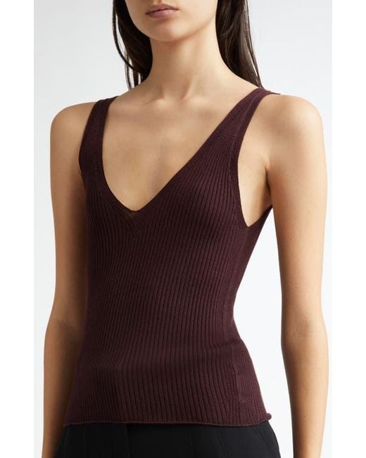 Johnstons Black Rib Superfine Cashmere V-Neck Cardigan