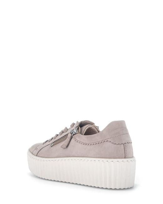 Gabor Gray 43.200 Platform Sneaker