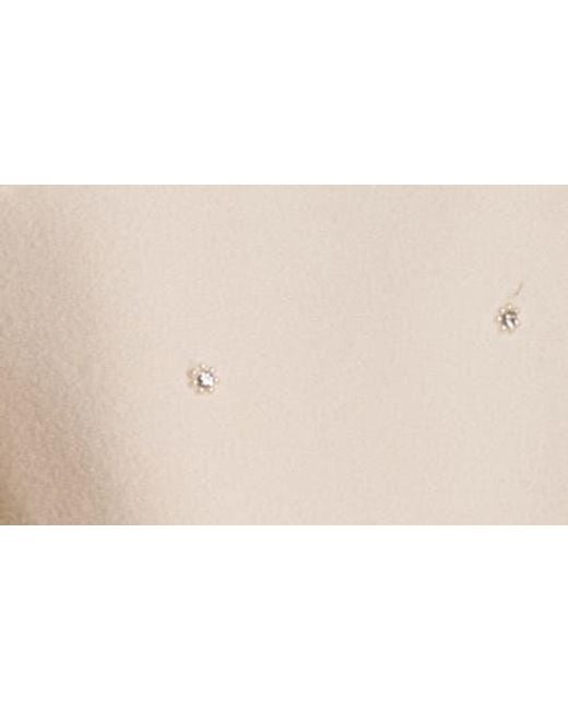 Endless Rose Natural Embellished Strapless Knit Midi Dress