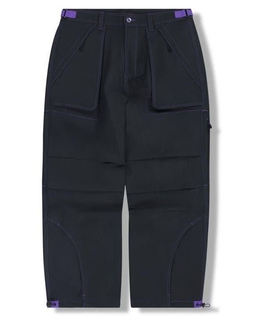 Pleasures Blue Velocity Tactical Pants for men