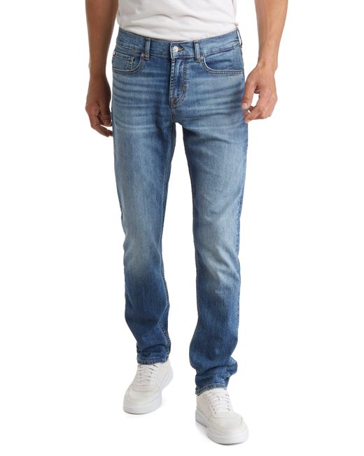 Seven7 Blue Slimmy squiggle Slim Fit Jeans for men