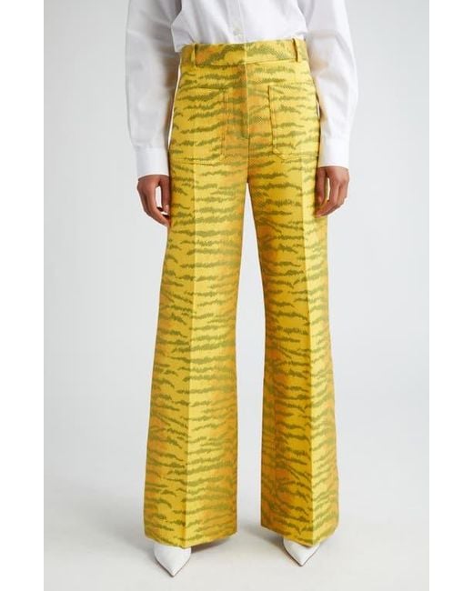 パンツ VICTORIA BECKHAM WIDE MANDARIN COLOUR PANTS IN WOOL Victoria Beckham Wide mandarin colour pants in wool | TheDoubleF