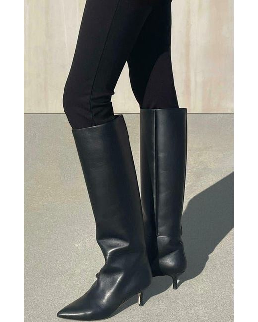 Neil J. Rodgers Black Eva Slouch Boot