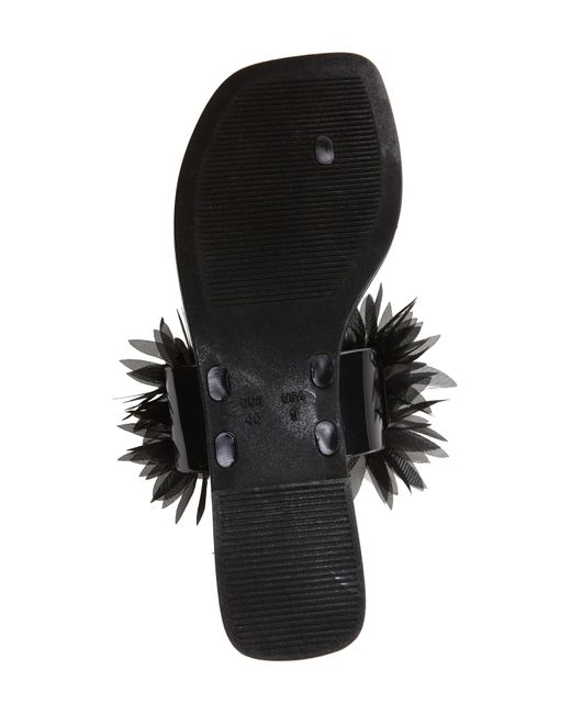 Jeffrey Campbell Black Pollinate T-strap Sandal
