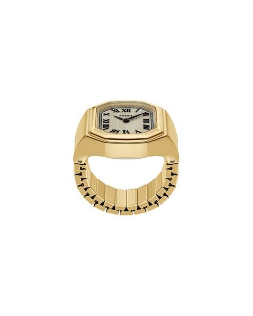 Fossil Metallic Harlow Ring Watch, 16Mm