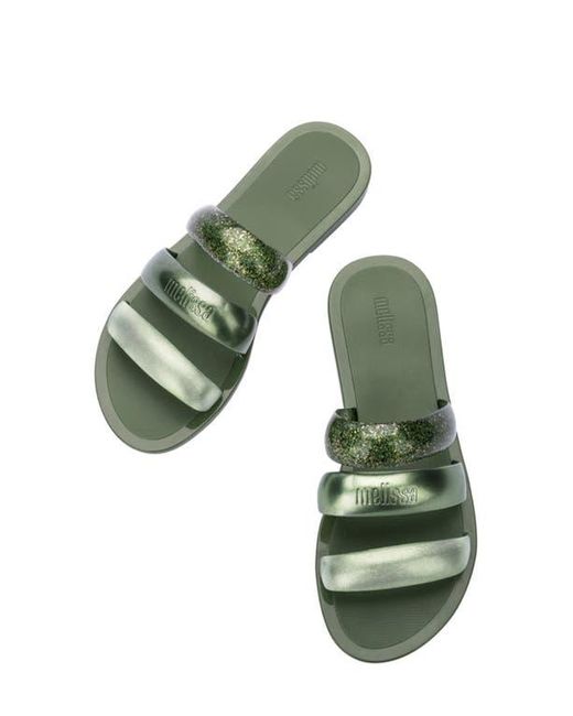 Melissa Green Eclipse Slide Sandal