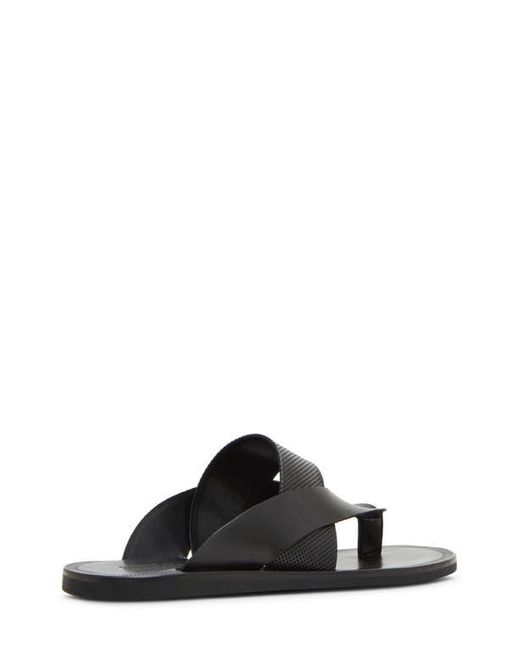 Steve Madden Black Cicero Flip Flop for men