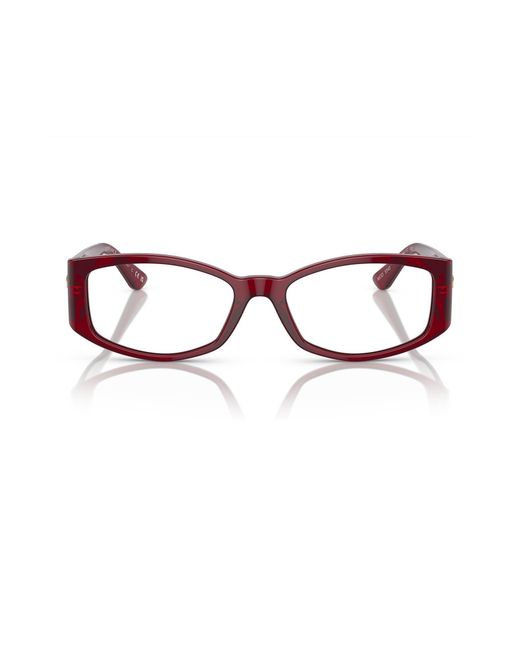 Versace Brown 52Mmmm Irregular Optical Glasses