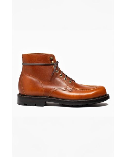 Grant Stone Brown Brass Boot for men