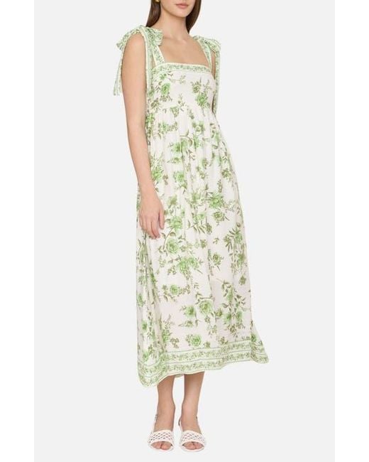 blu pepper green dress Blu Pepper Button Back Short Sleeve Midi Dress in Light Olive at Nordstrom Rack, Size Small