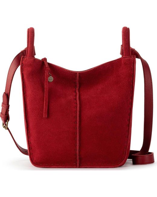 The Sak Red Los Feliz Crossbody Leather Bag
