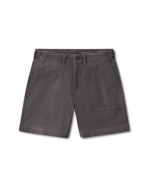 The Normal Brand Black Comfort Terry Utility Shorts for men