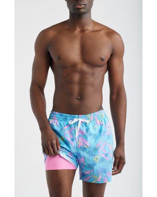Chubbies The Flock Parties 5.5-Inch Swim Trunks in Blue for Men | Lyst