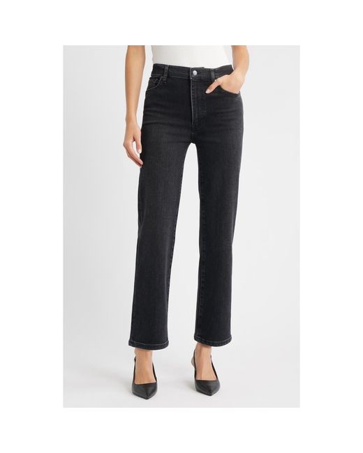 FRAME Black Pixie Le Straight Leg Jeans