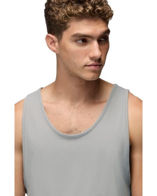 Prana Gray Equalize Tank for men