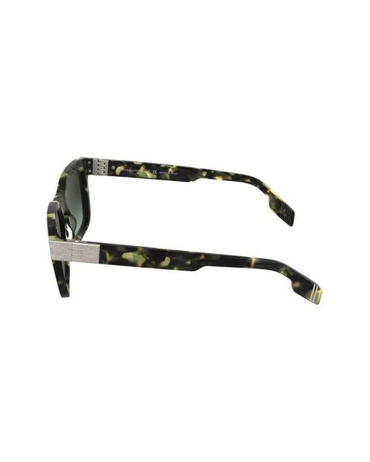 Canada Goose Green 52Mm Rectangular Sunglasses