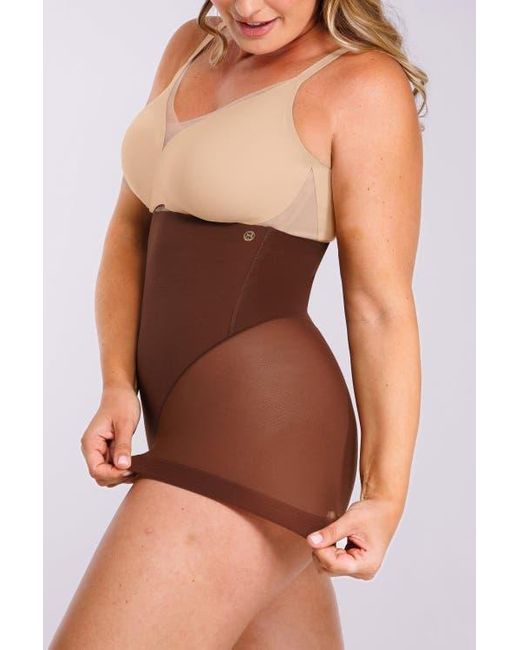 Shapellx Black Mesh Smooth Butt-Lifting Brief
