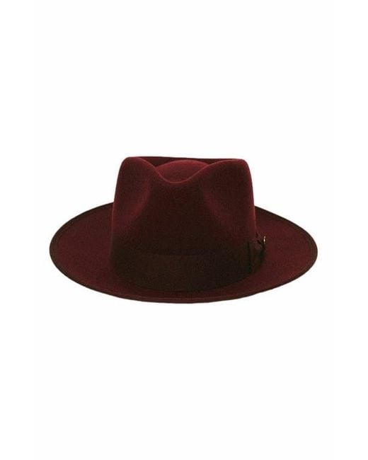 Two Roads Hat Co. Brown Waterloo Fedora for men