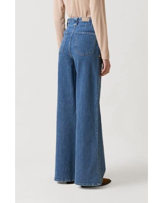 Le Jean Blue Jonie Extreme Flare High Waist Jeans