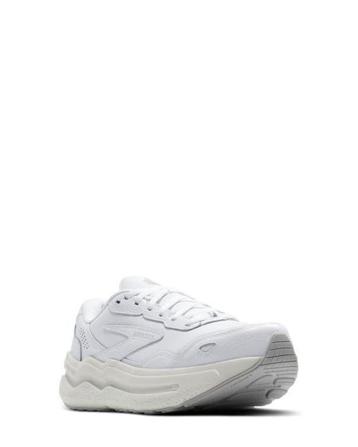 Brooks White Ghost Max Sneaker