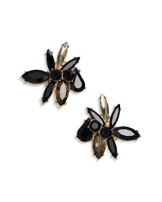 Carolina Herrera Crystal Cluster Stud Earrings in Black Lyst