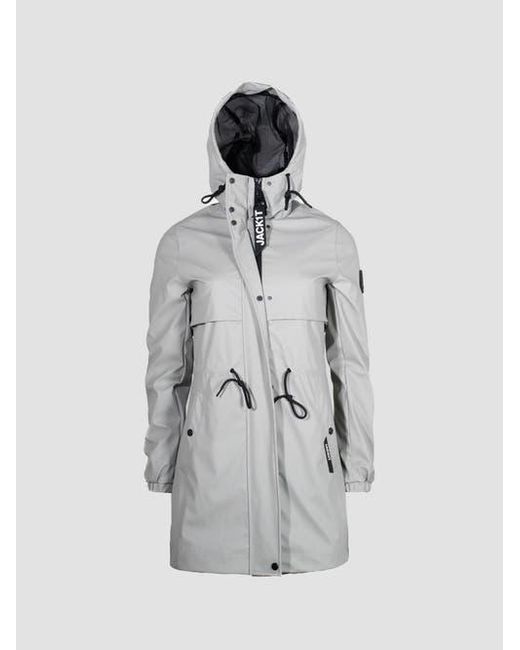 Jacket White Aurora Cape Raincoat
