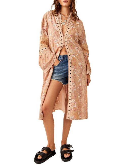 Free People Multicolor On The Road Duster