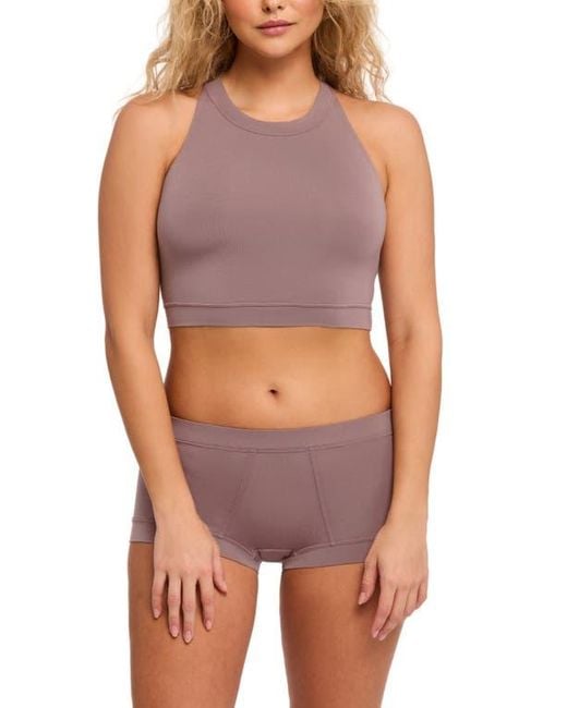Fleur't Brown Boxer Shorts