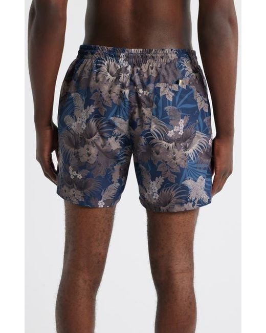 Boss Blue Piranha Swim Trunks for men