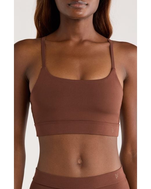 OXER Brown Luxe Icon Stretch Modal Adjustable Bralette