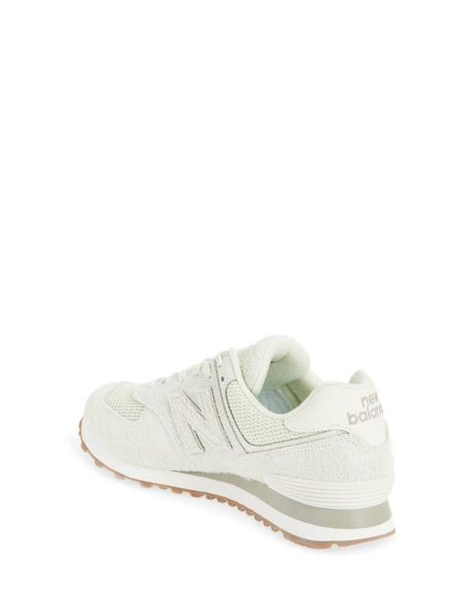 New Balance White 574 Sneaker