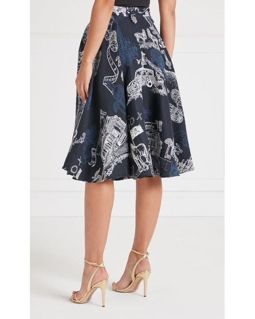 Temperley London Blue Anniversary Skirt