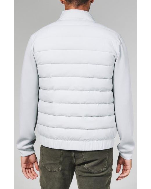 7 Diamonds Gray Rev Puffer Jacket for men