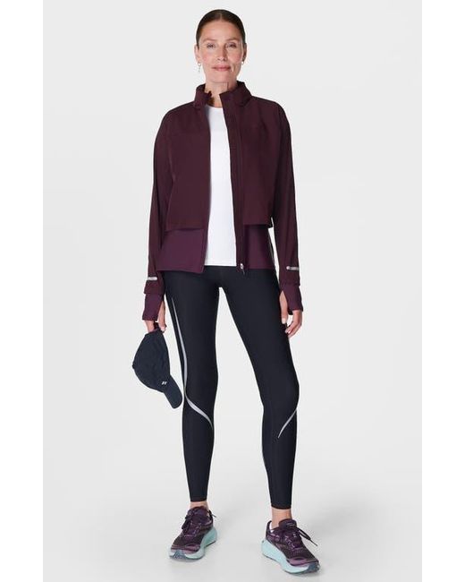 Sweaty Betty Purple Fast Track Running Jacket