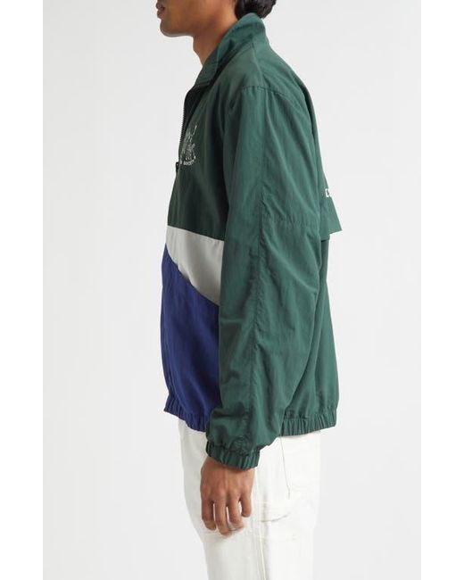 Palmes Green Practice Recycled Nylon Track Jacket for men