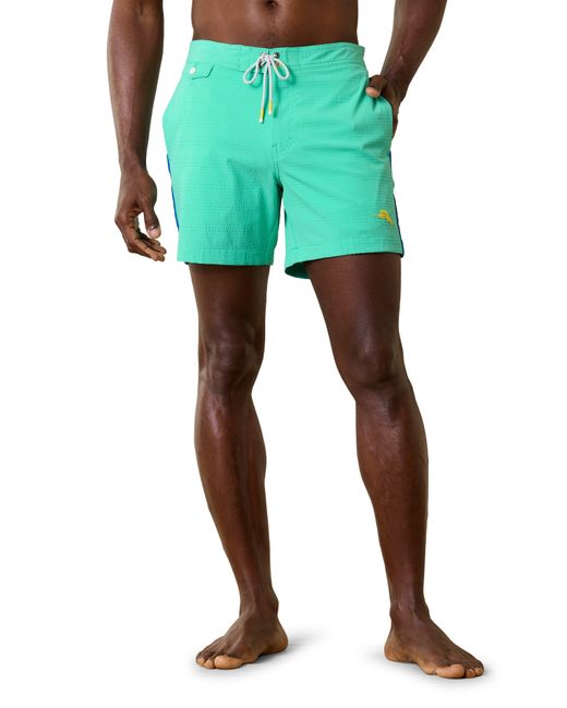 Tommy Bahama Green Rialto Nova Wave 6 Board Shorts for men