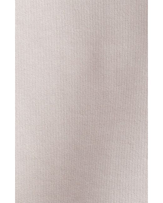 Moncler Pink Logo Patch Quarter Zip Pullover for men