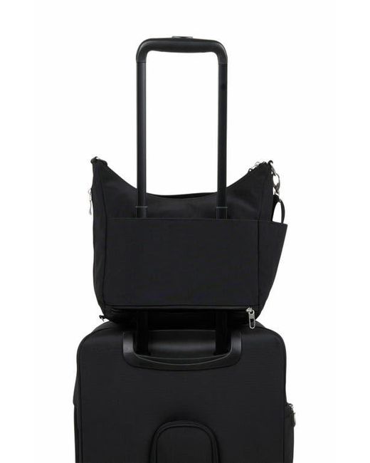 Baggallini Black Modern Everywhere Hobo Crossbody Bag With Wristlet