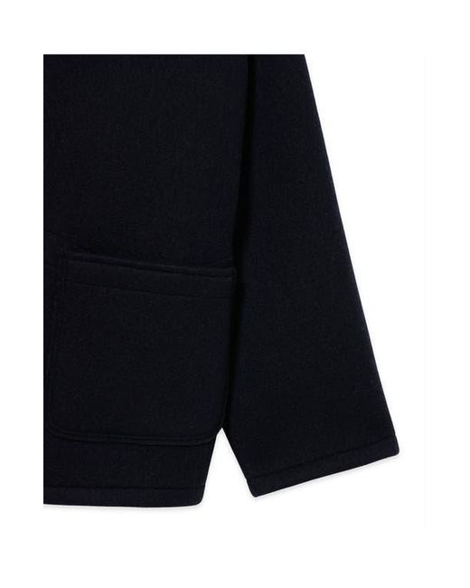 Fortela Blue Duffle Virgin Wool Jacket for men