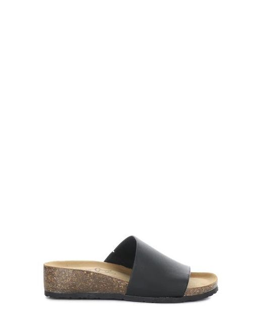 Bos. & Co. Gray Lux Slide Sandal