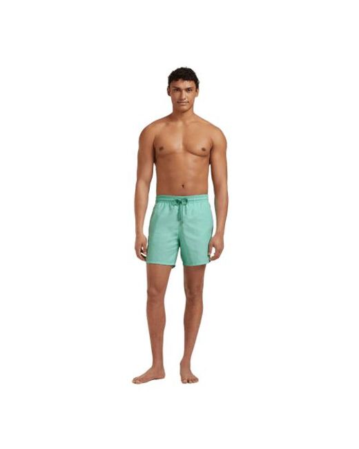 Vilebrequin Blue Solid Swim Trunks for men