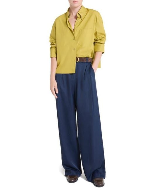 Twp Yellow J.D. Cotton Button-Down Shirt