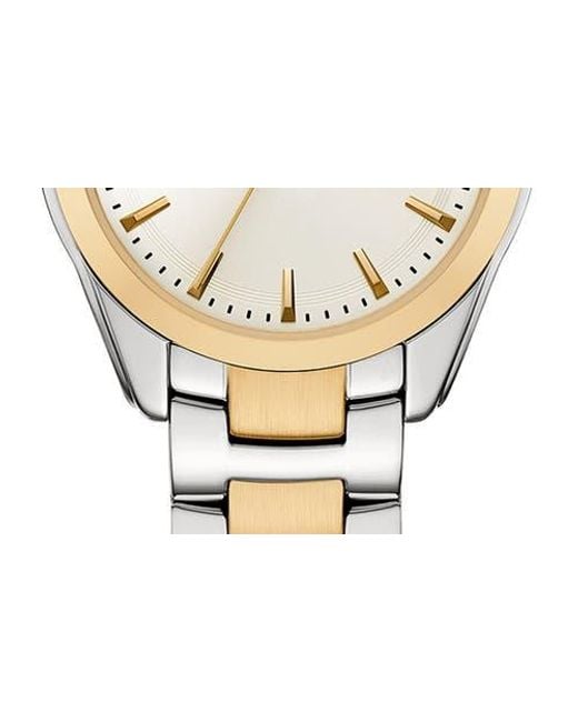 Tory Burch Metallic The Miller Two-Tone Bracelet Watch, 34Mm