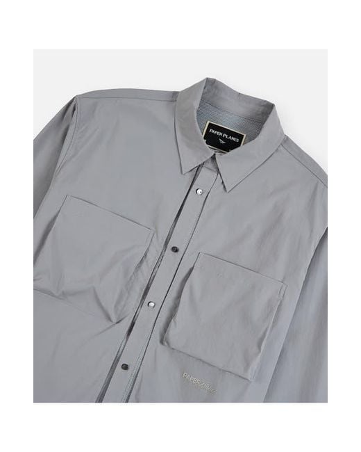 PAPER PLANES Gray Planes Explorer's Jacket for men