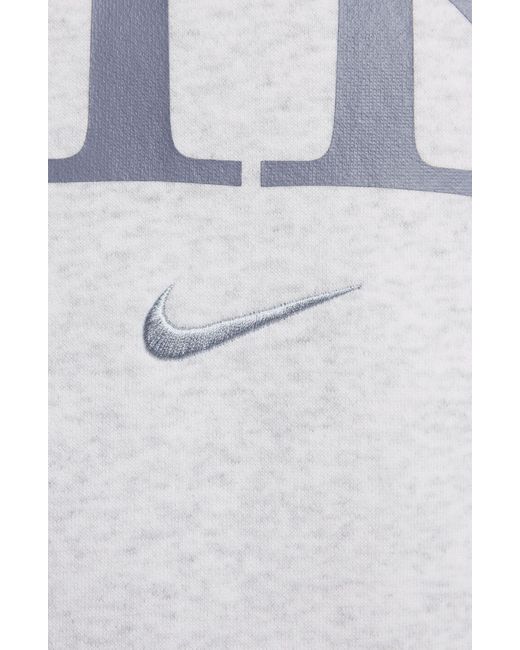Nike Gray Sportswear Phoenix Logo Sweatshirt