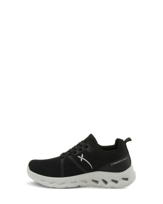 Flexus by Spring Step Black Rushing Low Top Sneaker